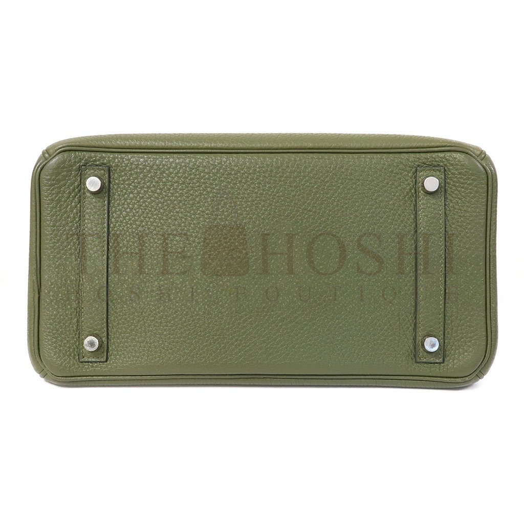 H**me5 BIRKIN 25 TOGO SAGE GREEN GOLD BUCKLE BAG 2161300193552 (25*20*13cm) Master Quality